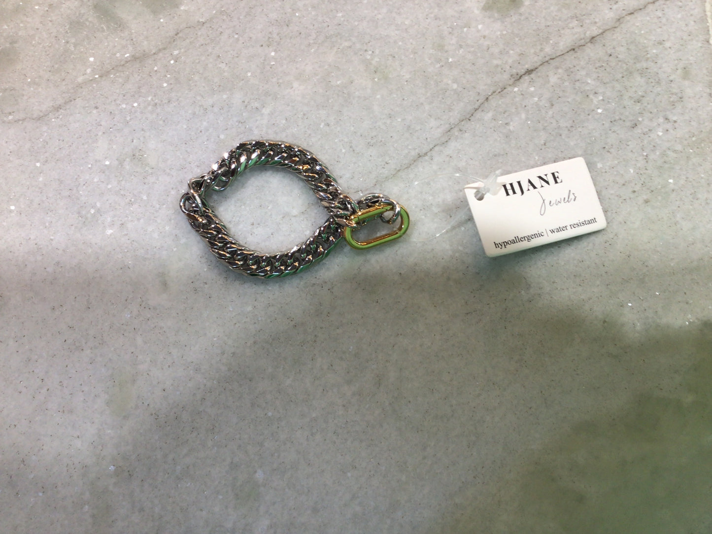 Hjane Jewels: Two Toned Carabiner Bracelet