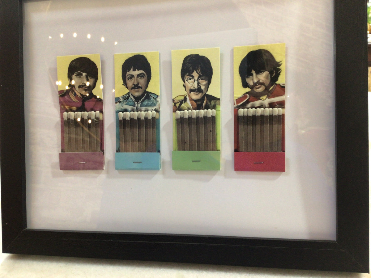 The Beatles Matchbook Framed