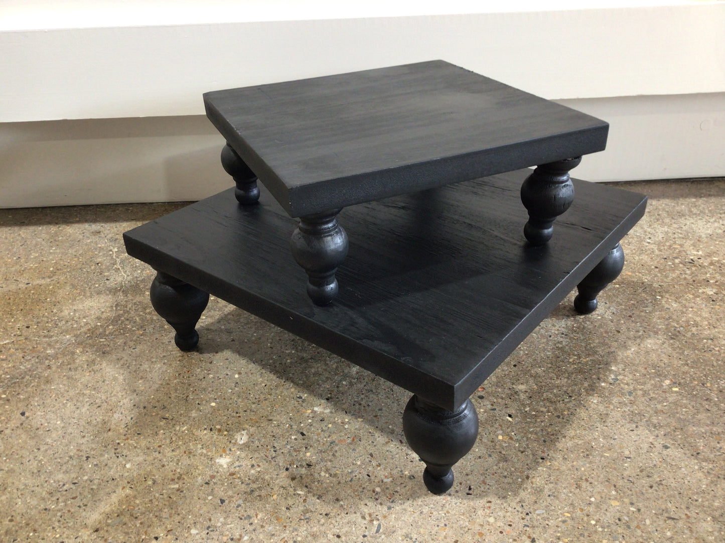 Set of 2 Wood Risers