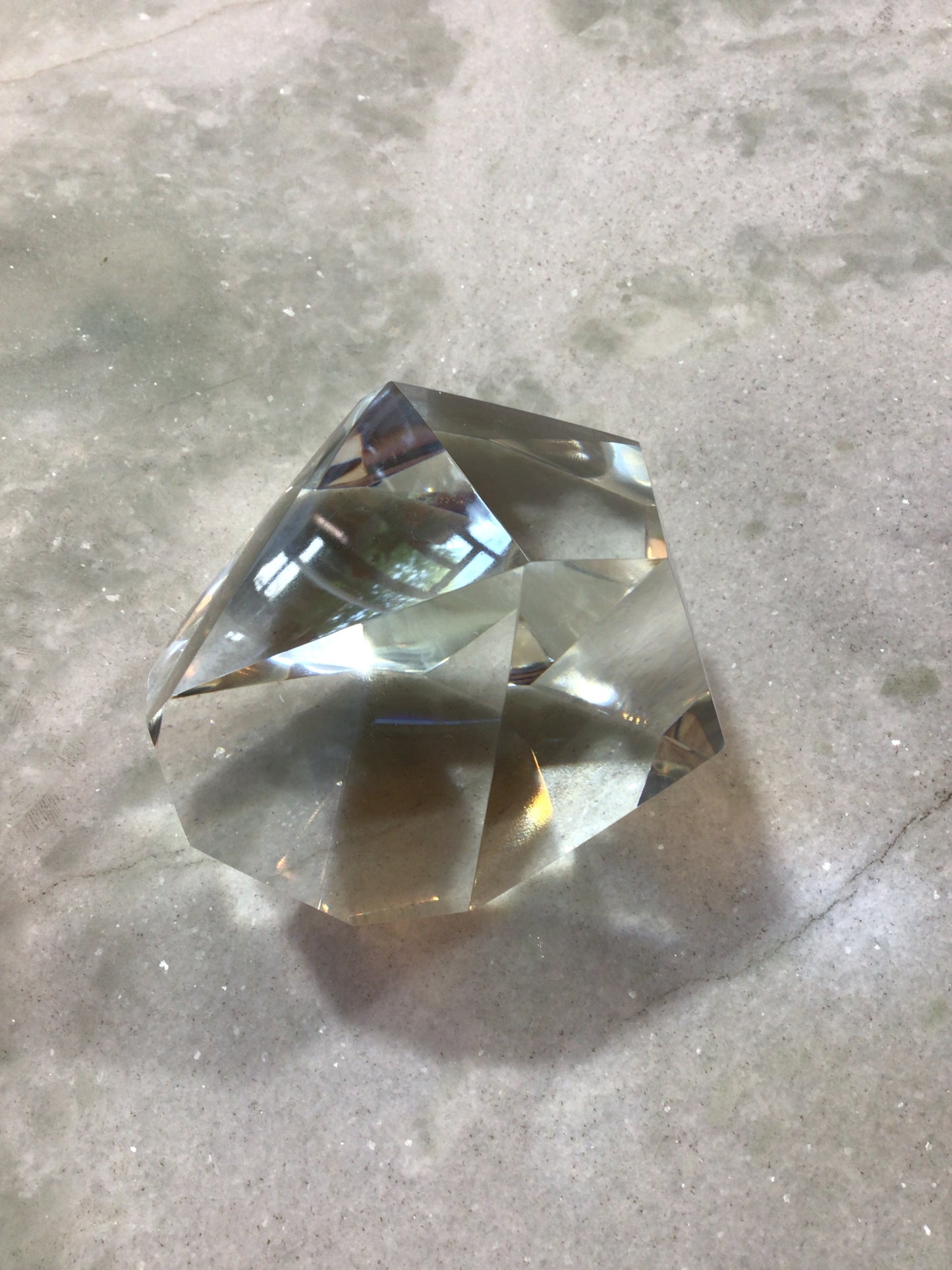 Crystal paperweight