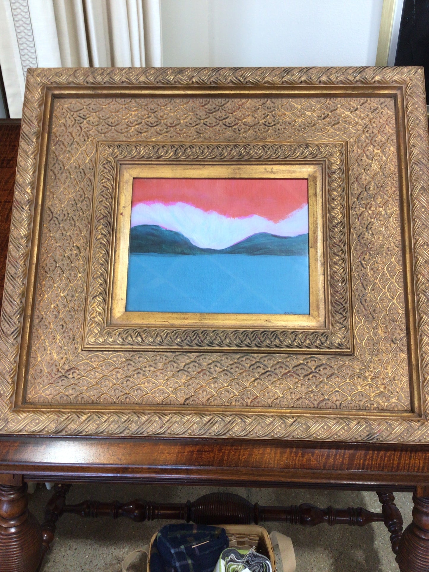 Art with Ornate Frame