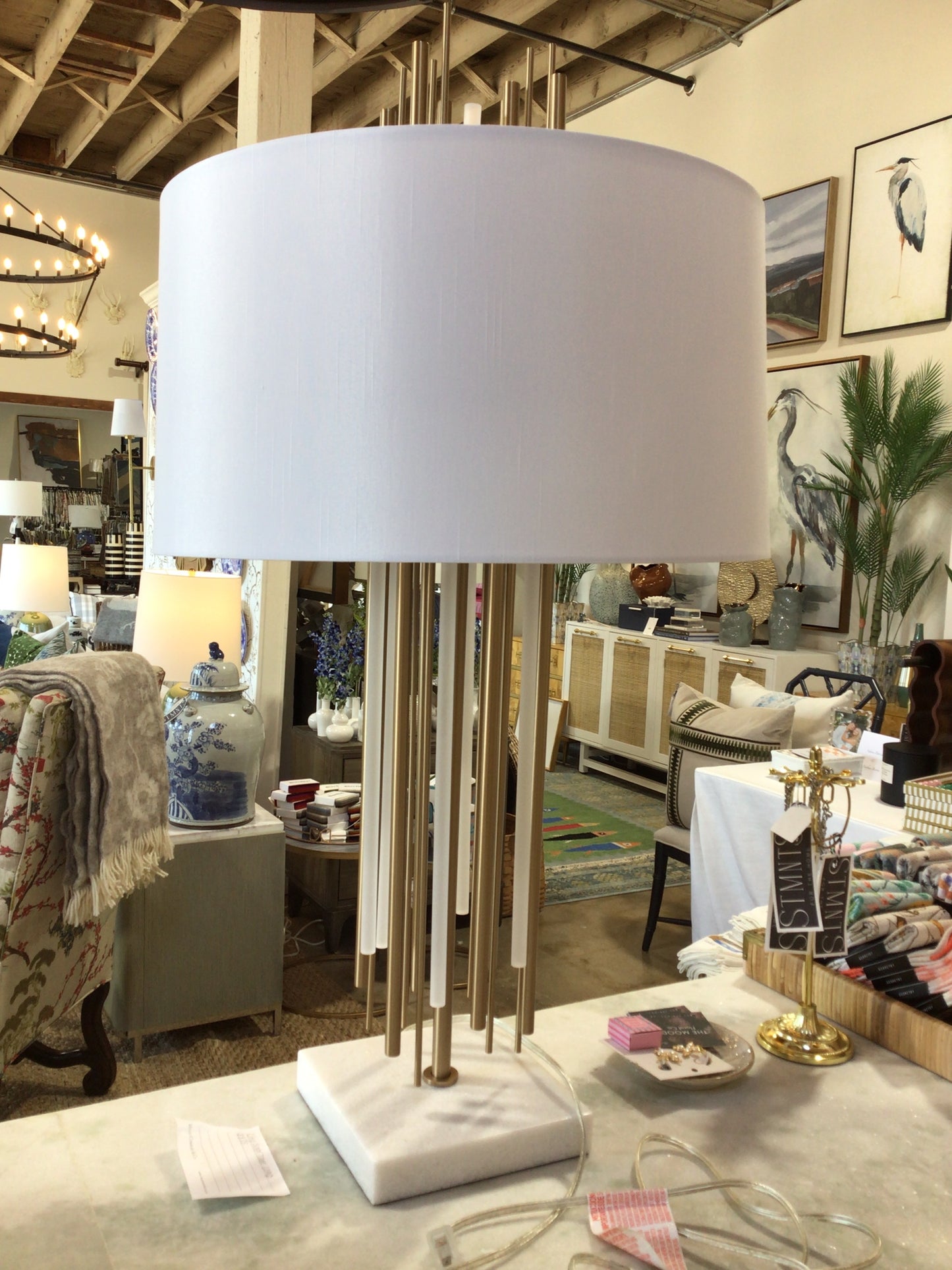 City Scape Table Lamp