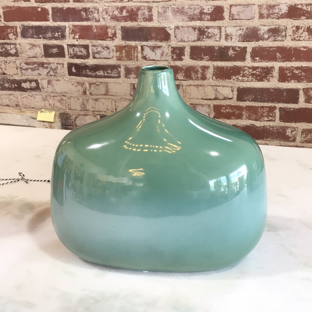 Small Sparta Green Vase