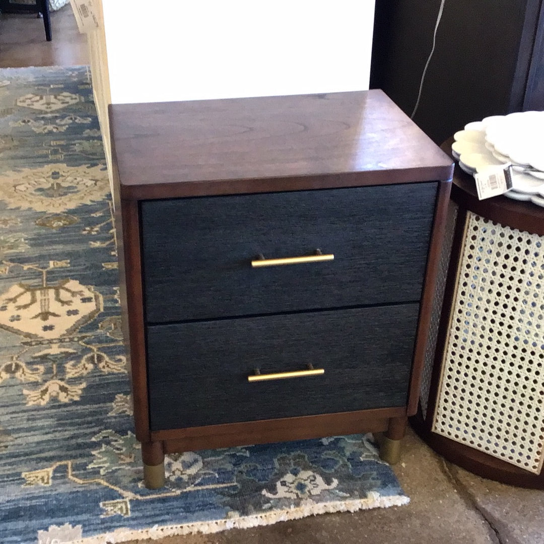 Brown/Black Nightstand