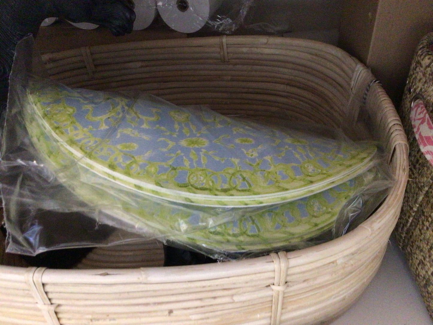 Blue and Green Placemat