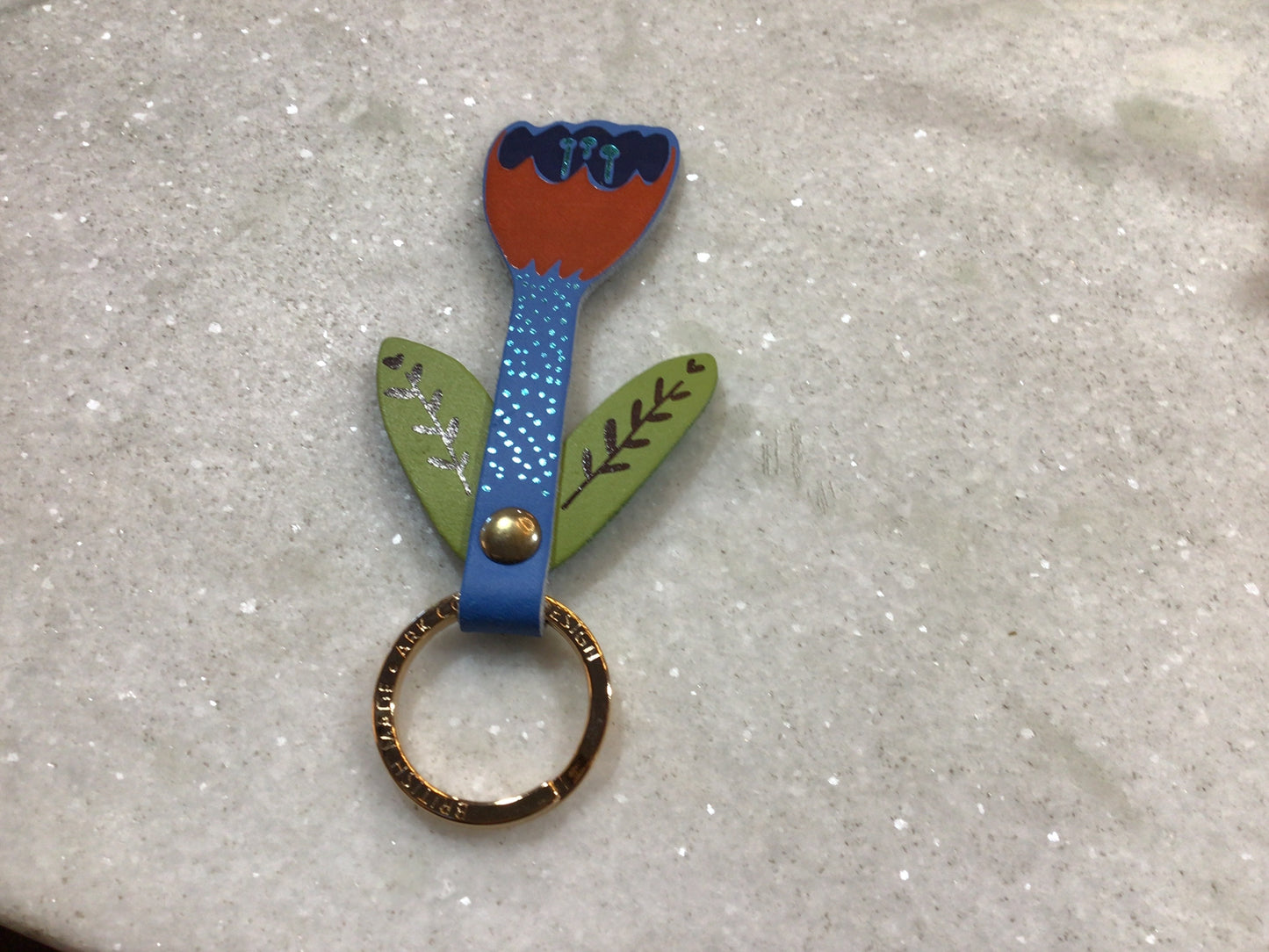Tulip Flower Key Fob