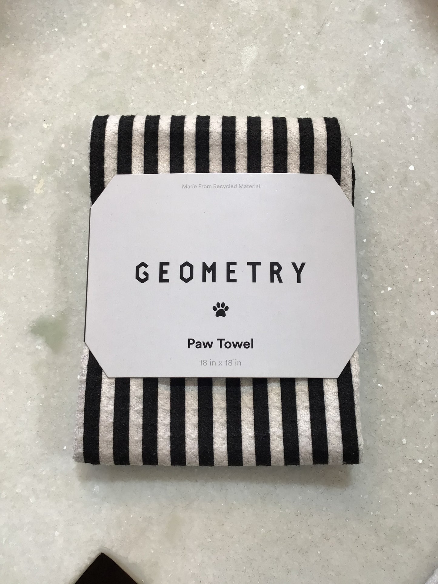 Geometry Good Pup Paw Towel