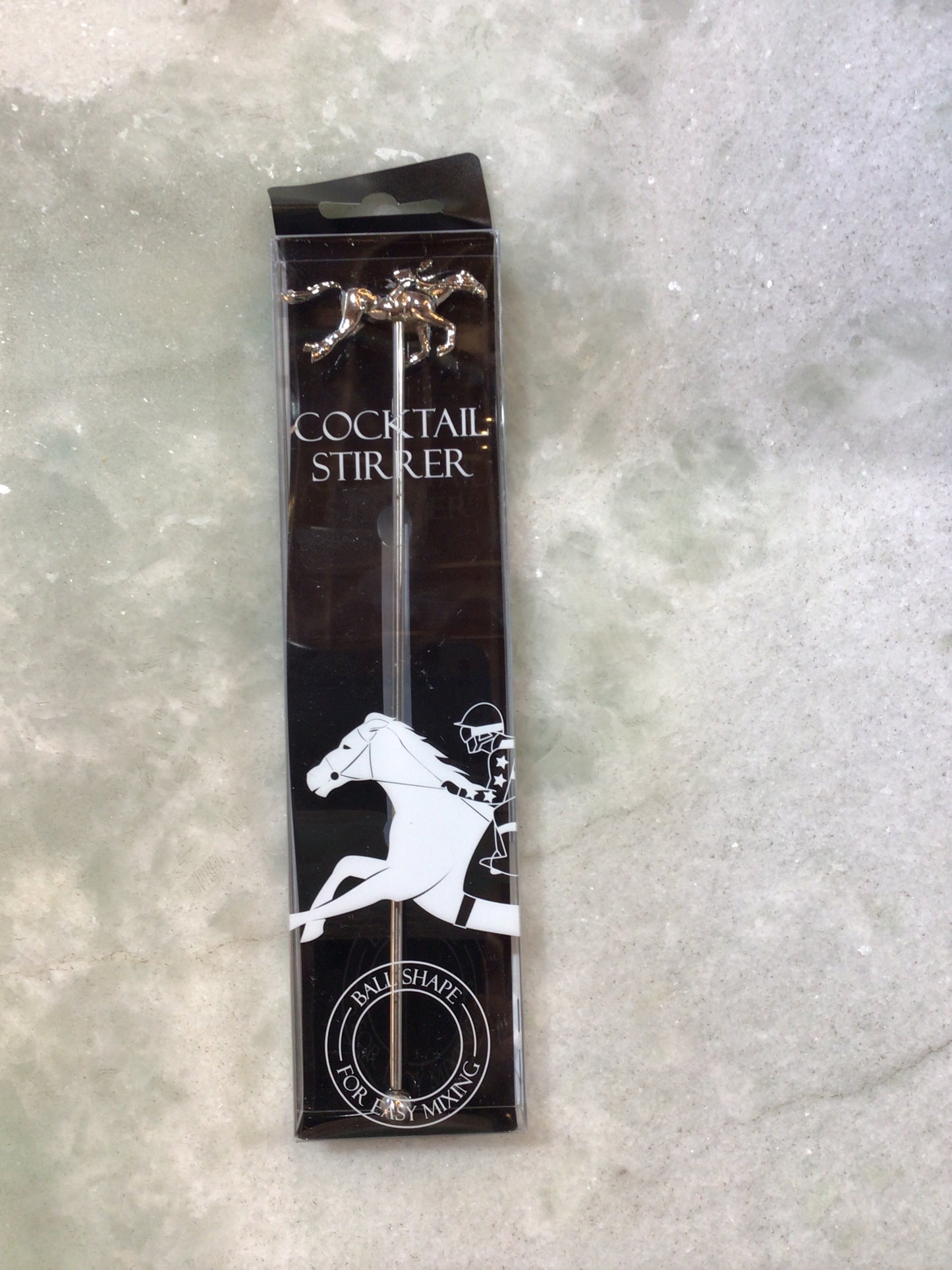 Silver Jockey Cocktail Stirrer