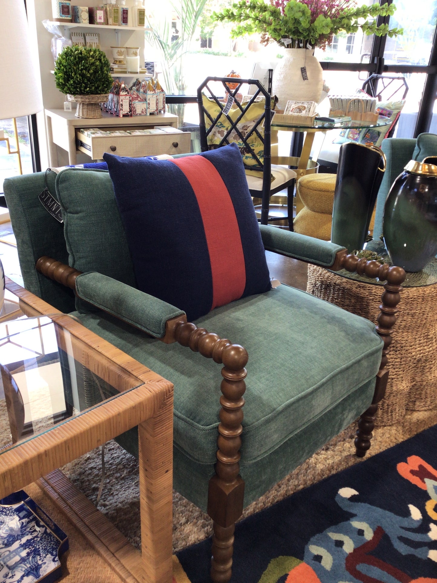 Turquoise Upholstered Chairs