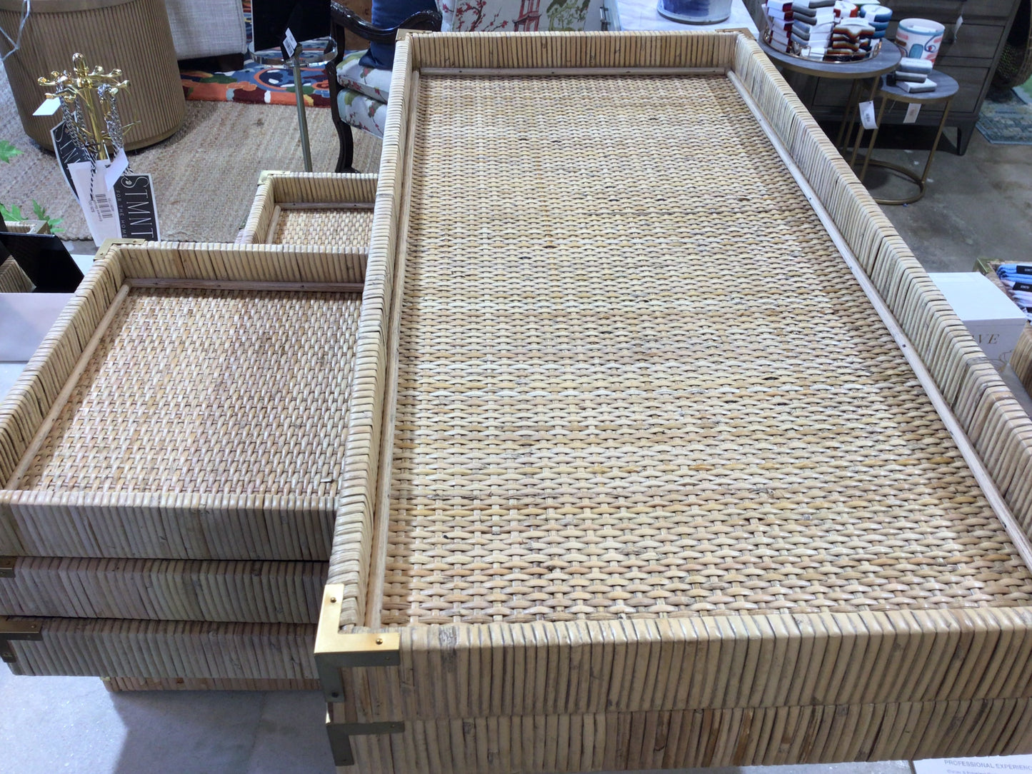 Md. Rattan Rectangle Tray