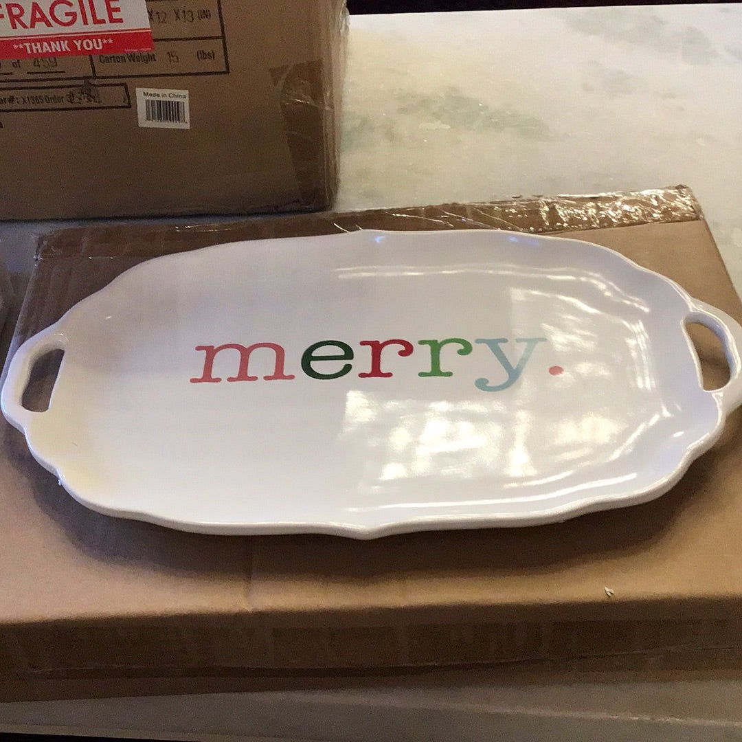 Merry Plater White/ Multi