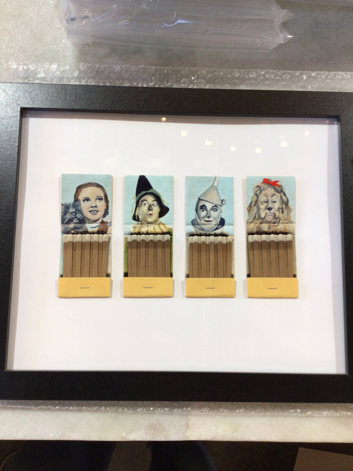 Wizard of Oz Matchbook Framed