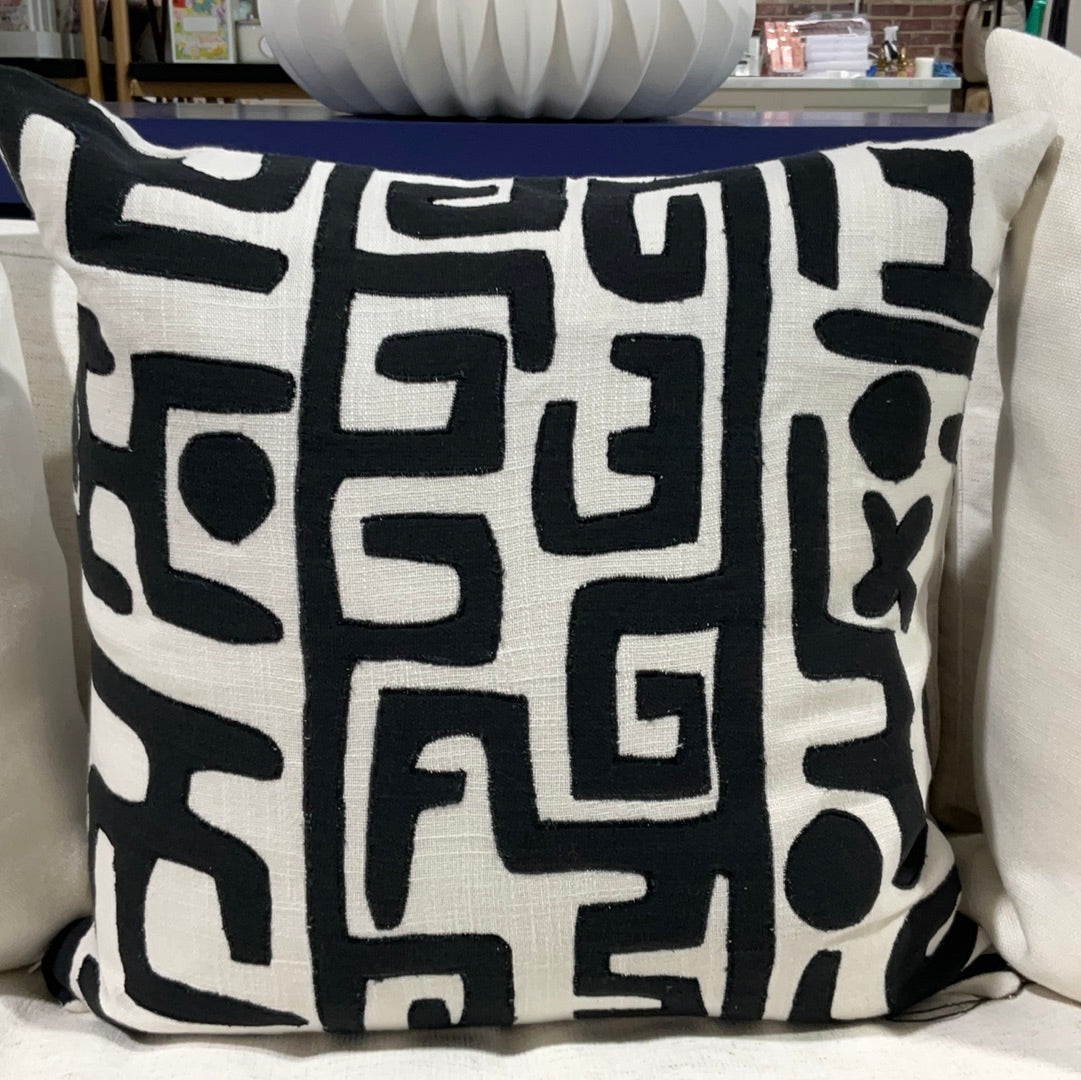 Lexicon Black/White Accent Pillow