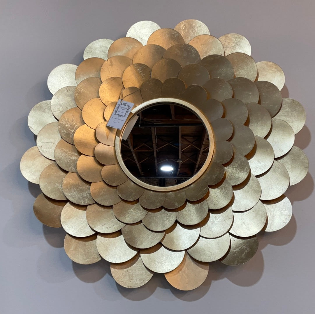 Gold Petal Mirror