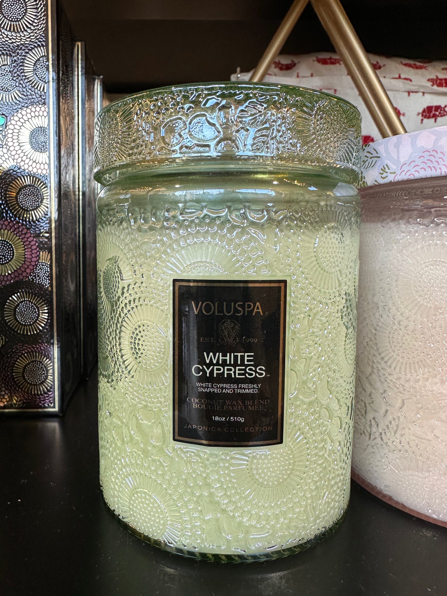 Voluspa 18 oz. Candle white cypress