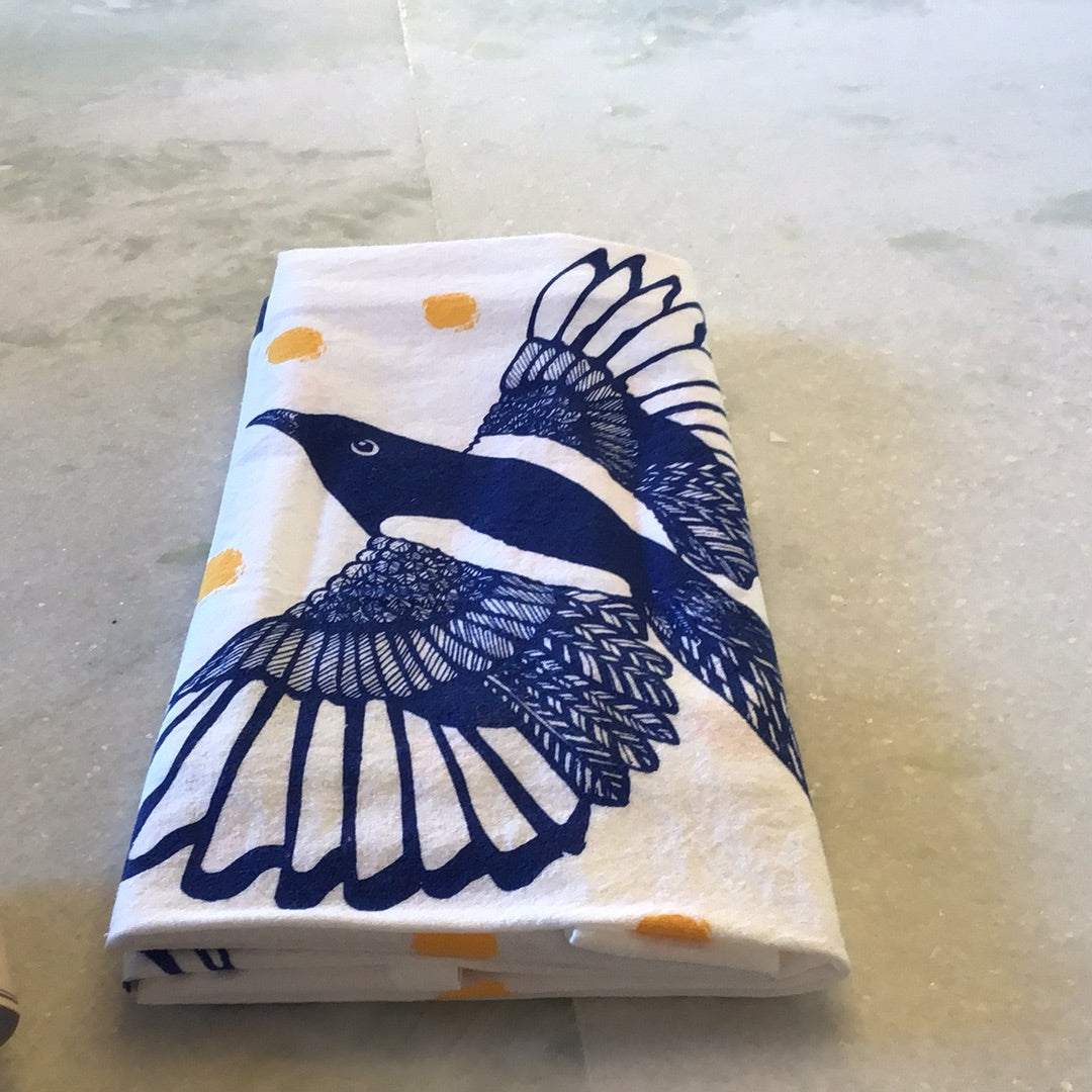 Blue Bird Tea Towel