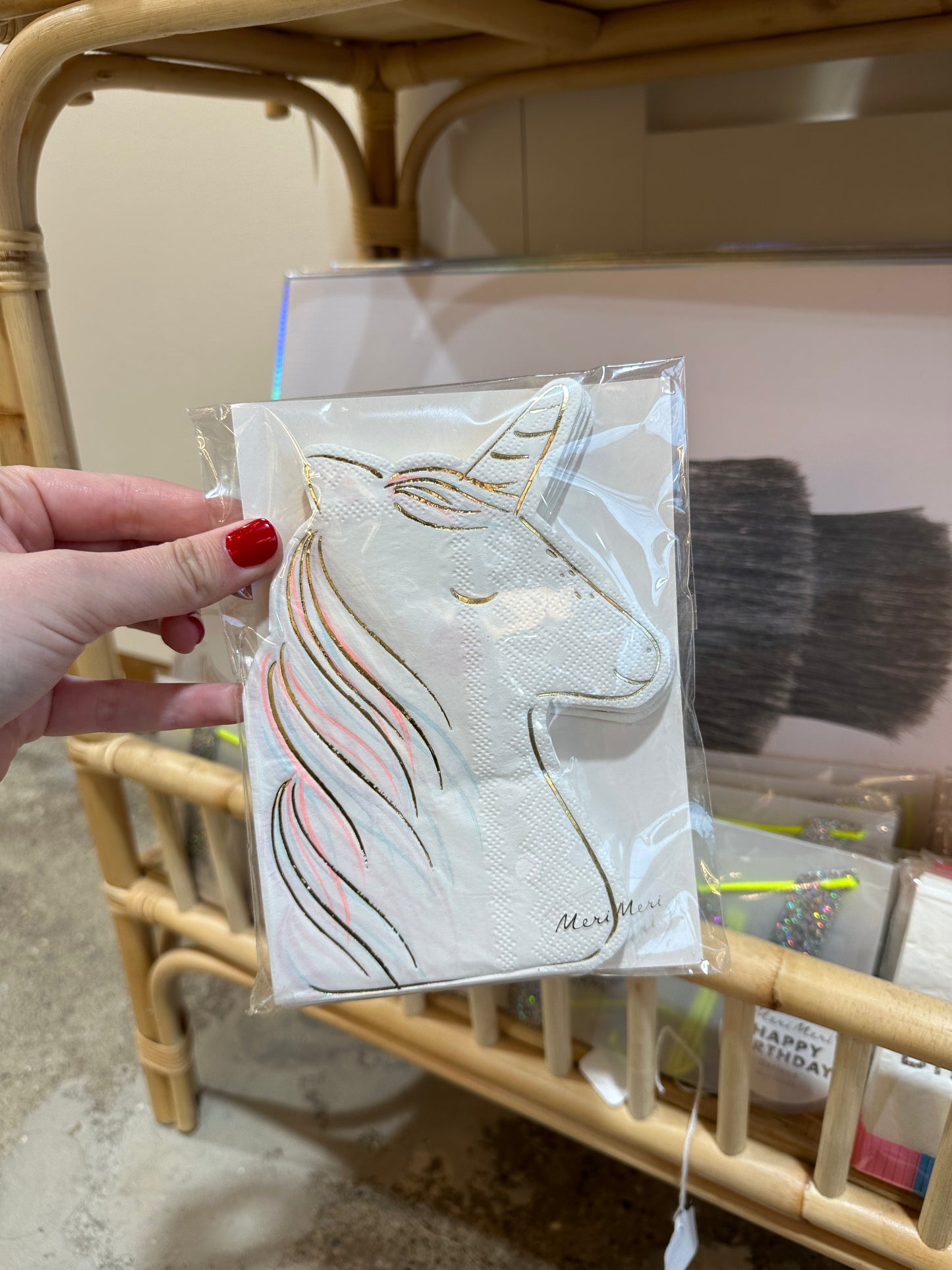 Unicorn napkins