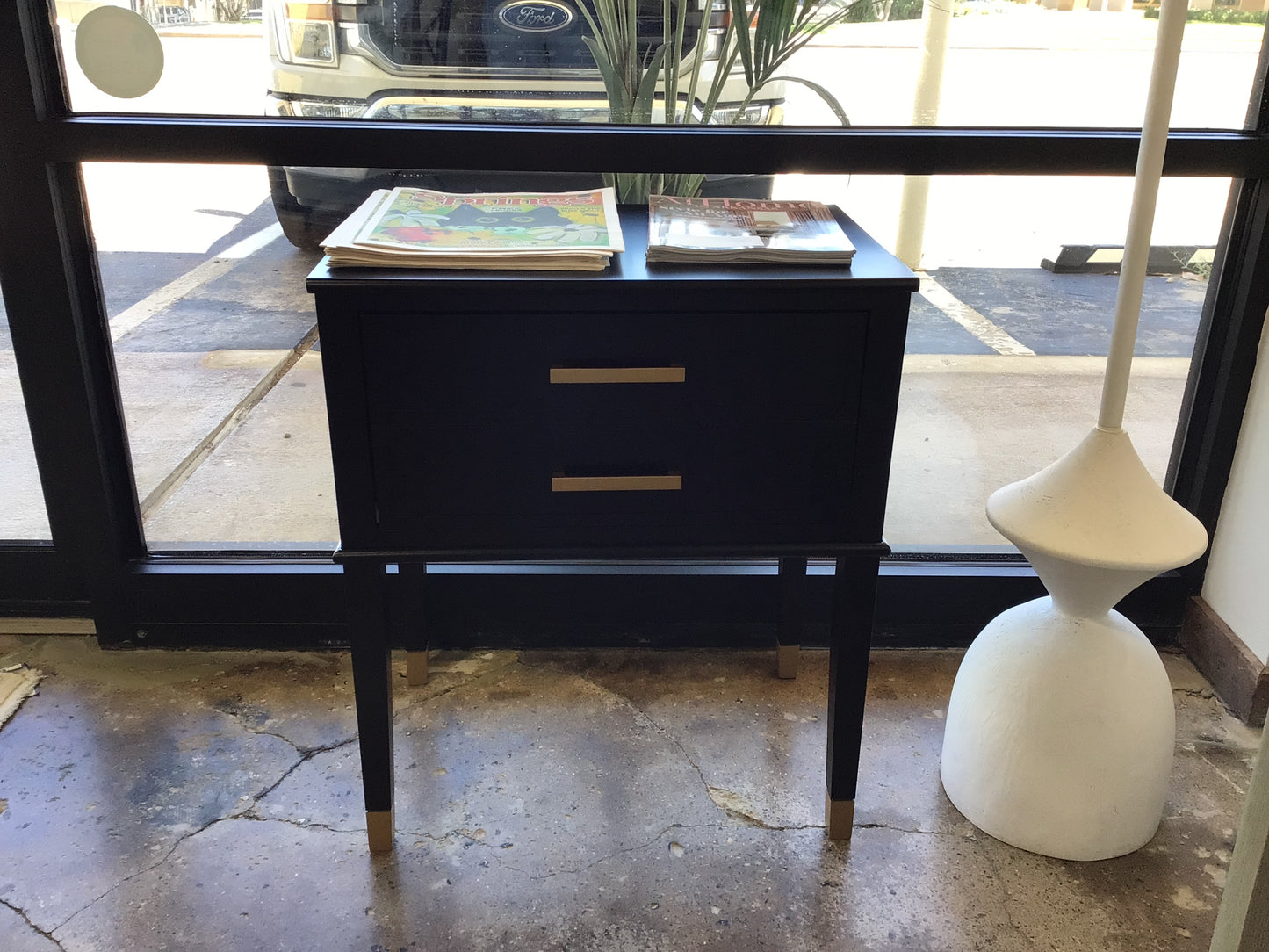 Black Side Table