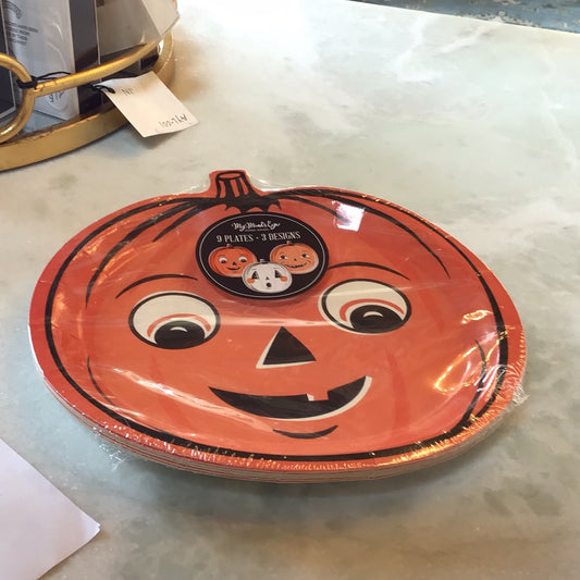 Halloween Pumpkin Plate