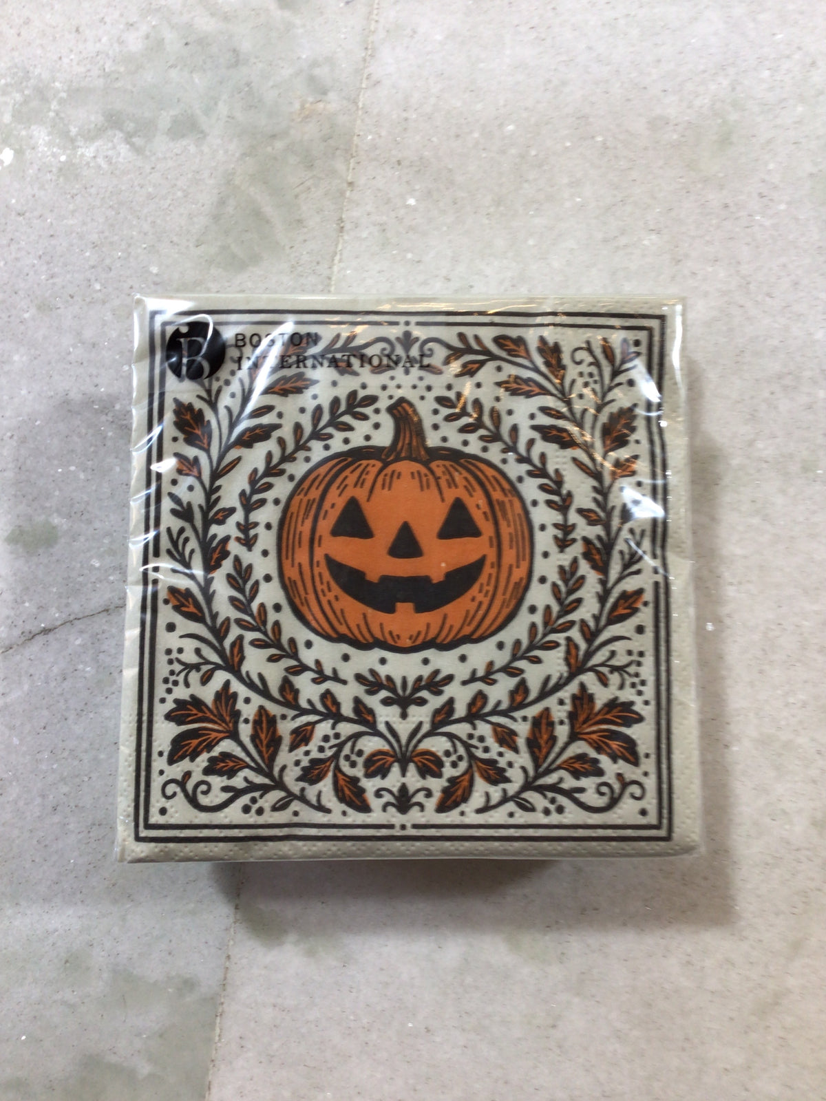 Cocktail Pumpkin Napkins