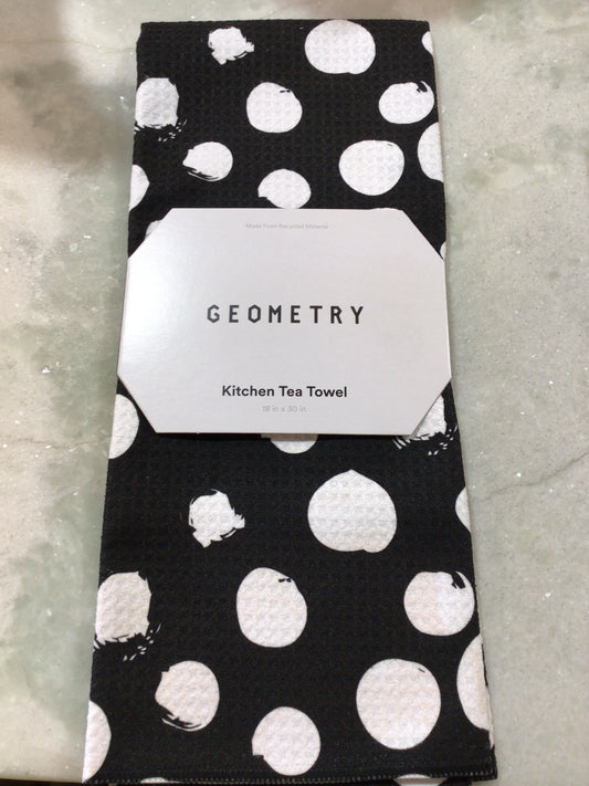 Geometry Night Sky Tea Towel