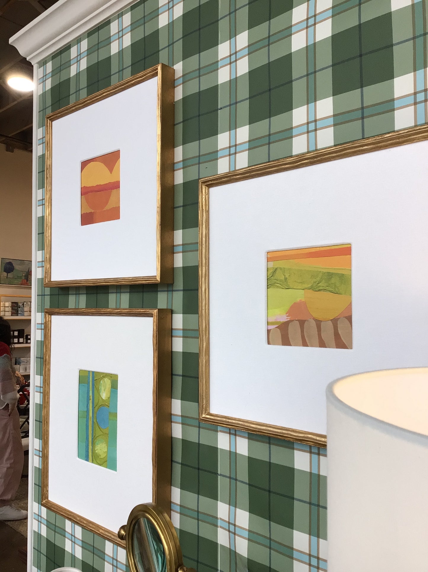 Square Framed Matted Art