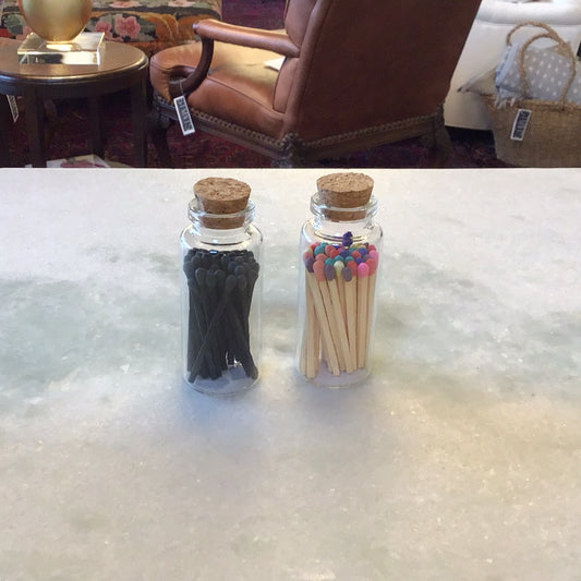 Black/ Rainbow Corked Matches