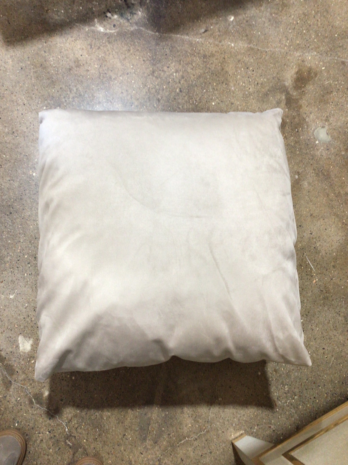 Taupe Suede Pillows