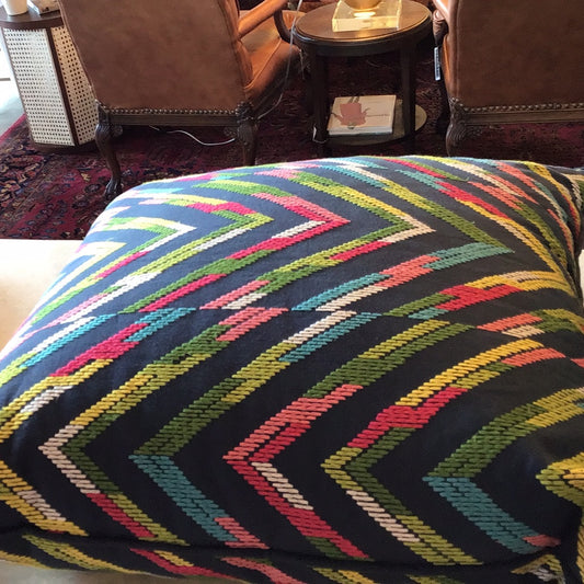 Custom made multi color pillow