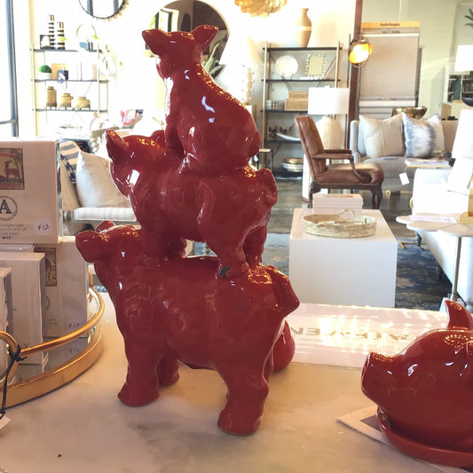 Pig stack figurine