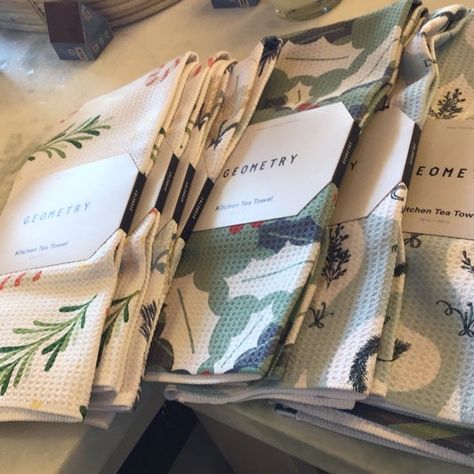 Geometry Holiday Kitchen T Towel