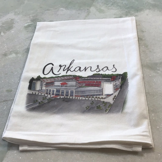 Arkansas Razorback Stadium T Towel.