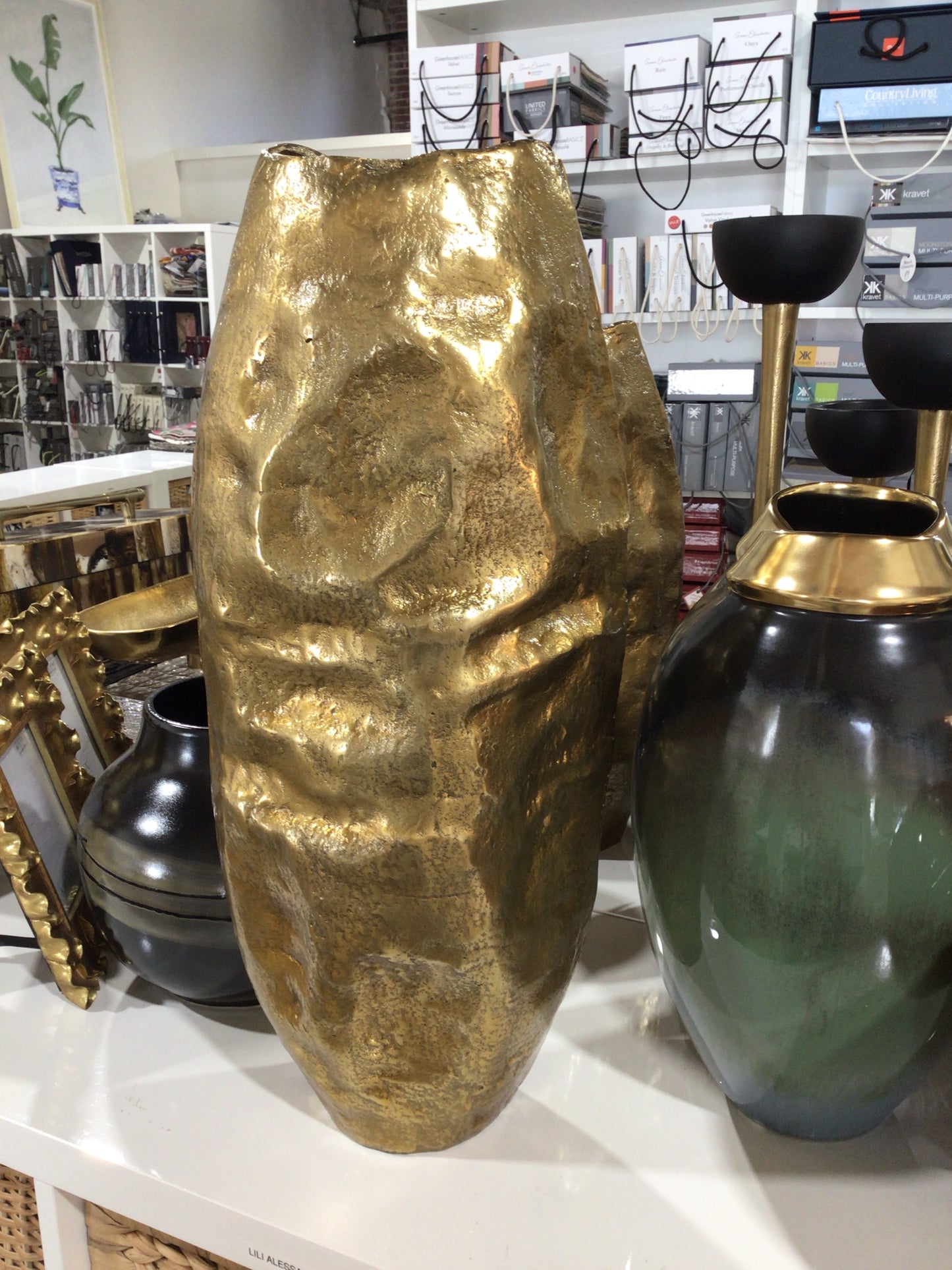 Callaway gold vase large