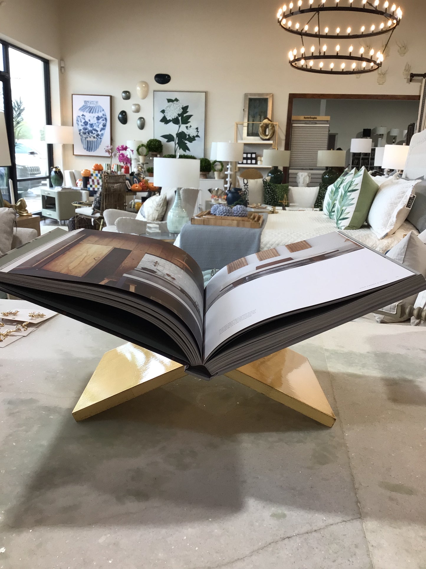 Gold Book Stand