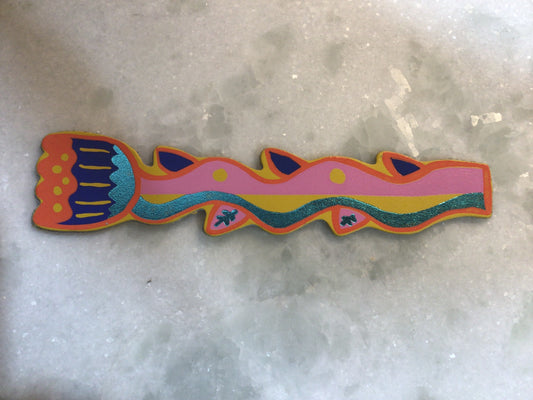 Orange Flower Bookmark
