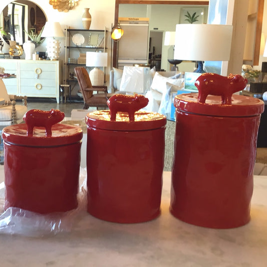 Pig canister set (3)