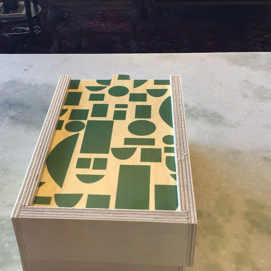 Blocks Green Domino Set.
