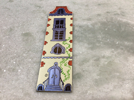 Dolls House Bookmark Cream