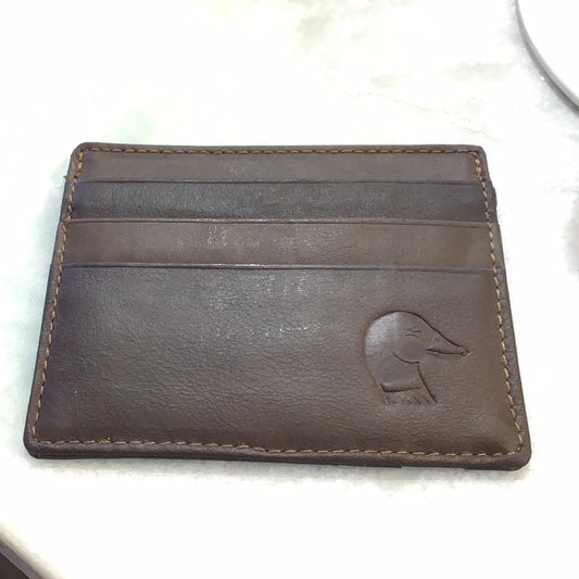 Duck Leather Embossed Wallet