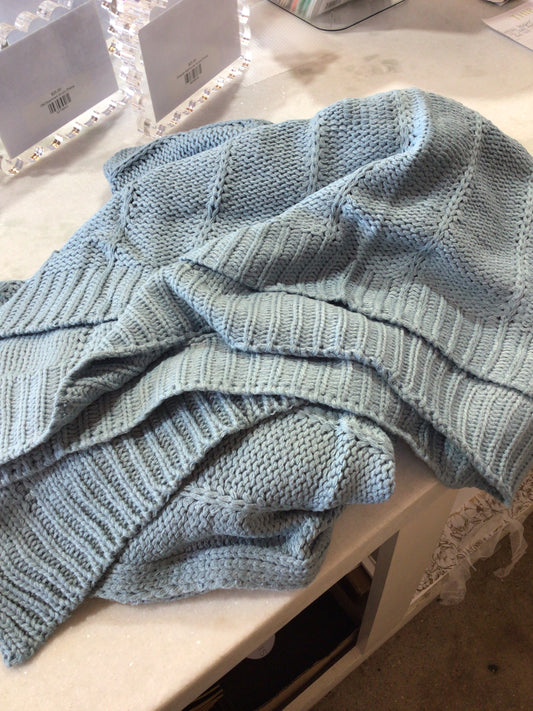 Blue Throw Blanket
