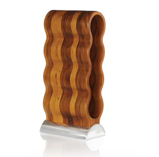 Nambe Curvo Wine Rack