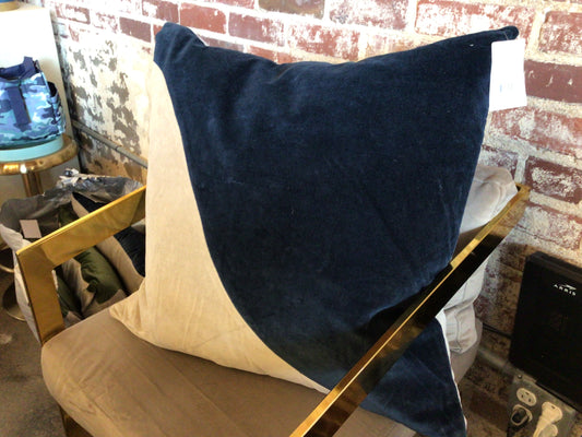 Cotton Blue Velvet