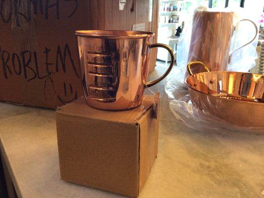 Copper Liquid Measuring Cup 2.5