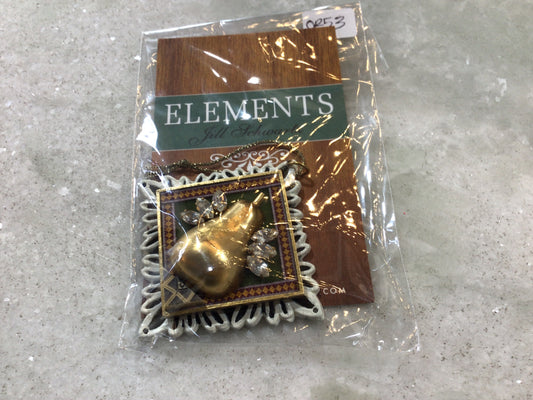 Vintage Pear Holiday Ornament