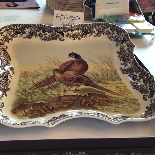 Spode Woodland Devonia Tray 14”