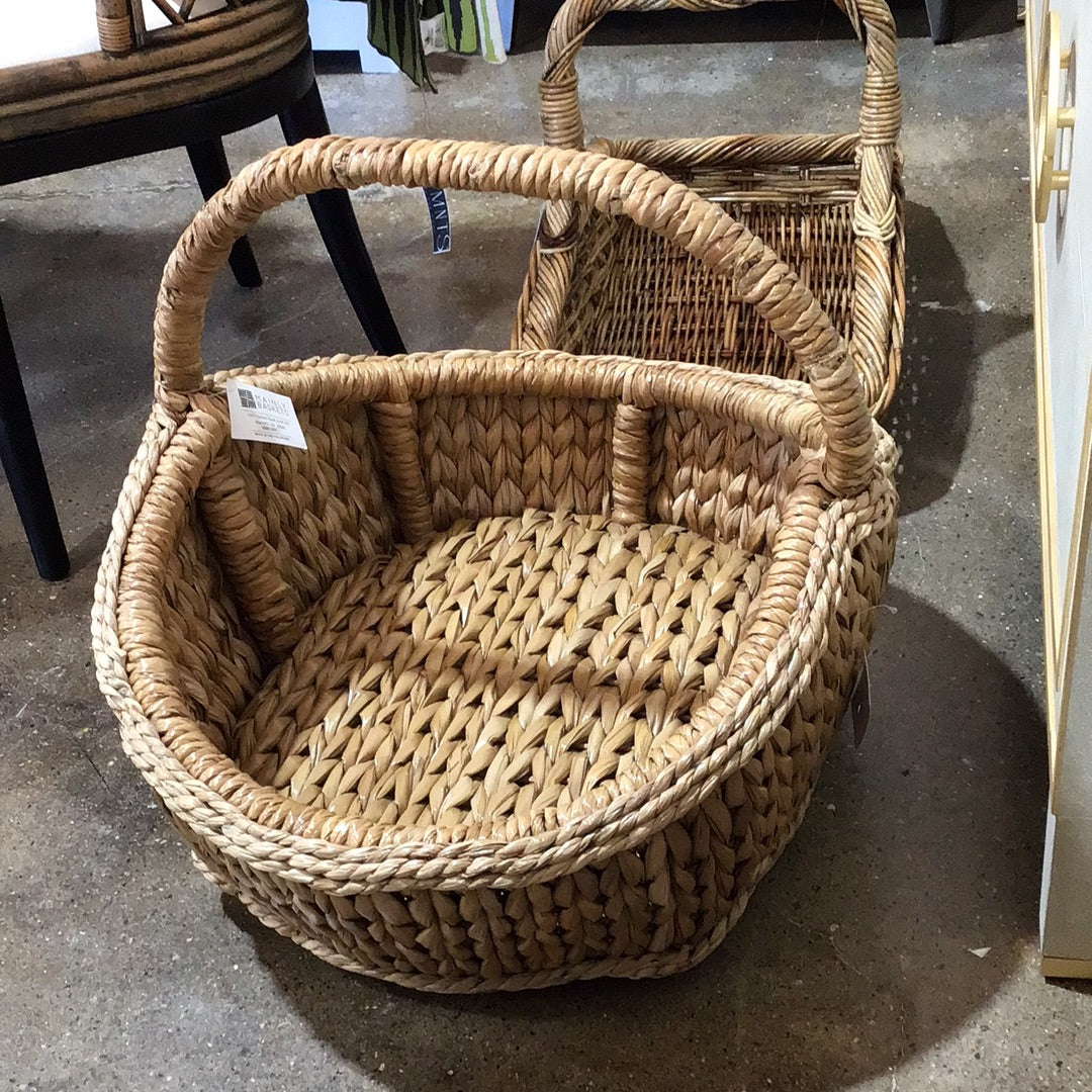 Sweater weave cottage basket