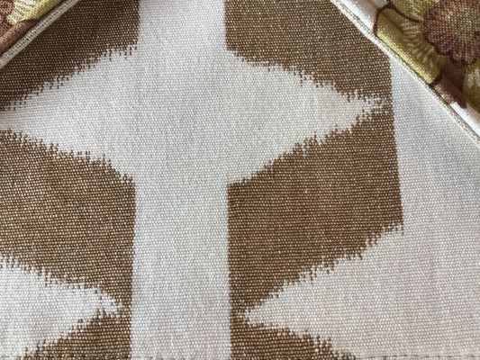 Brown Ikat Table Square