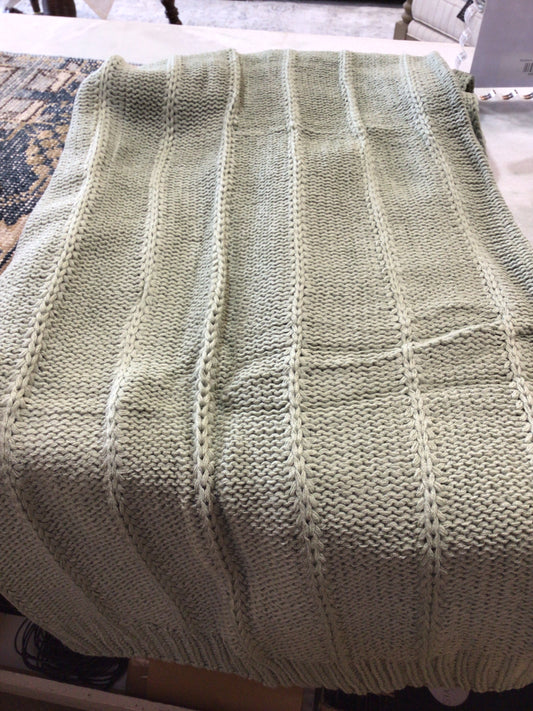 Sage Green Throw Blanket
