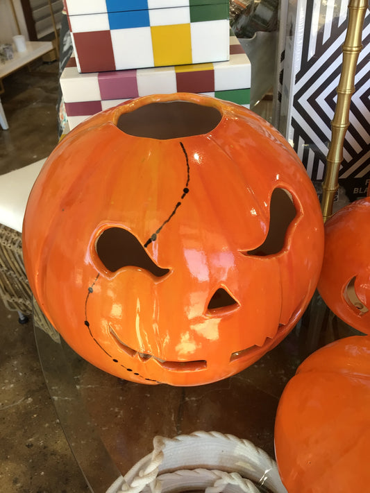 Handcrafted Ceramic Pumpkin Large
