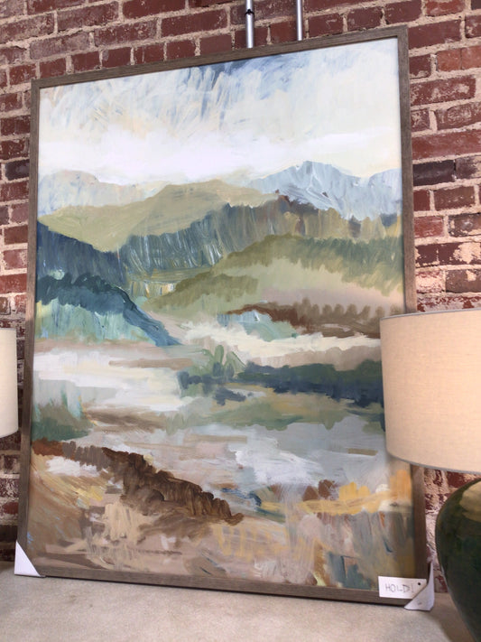 Mountain landscape art